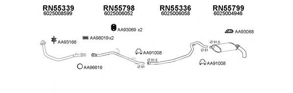 VENEPORTE 550337 Exhaust System
